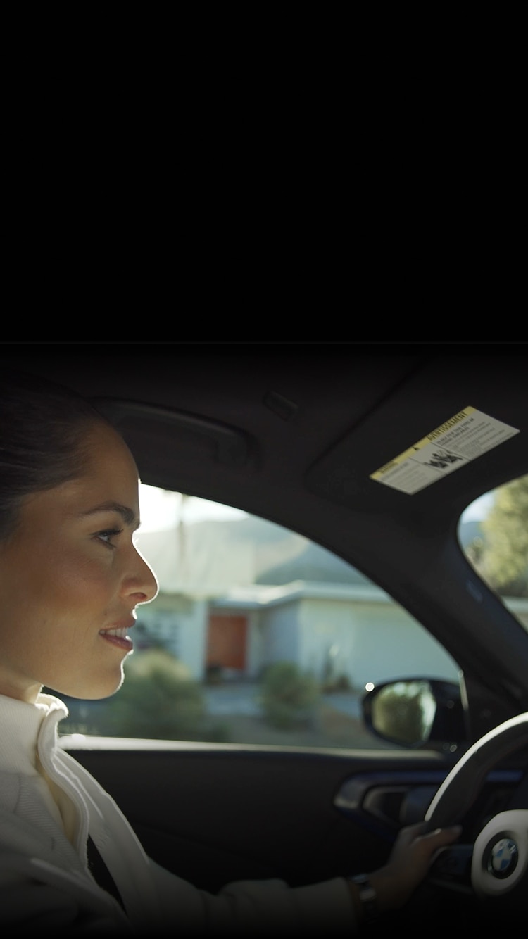 Ana Ivanović behind the wheel of a BMW X3 M50 xDrive