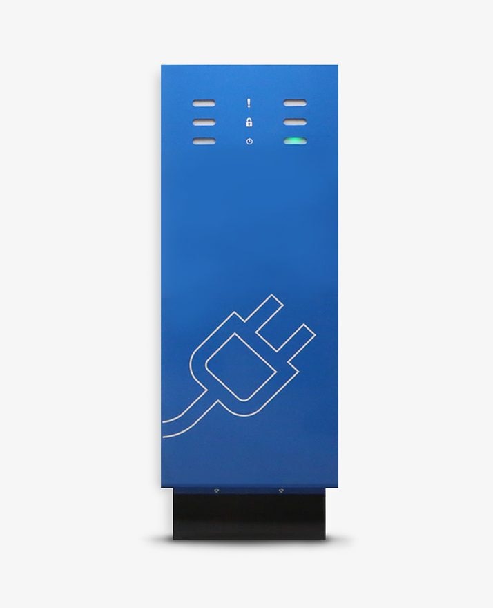 Image of an Electrify America public charging station