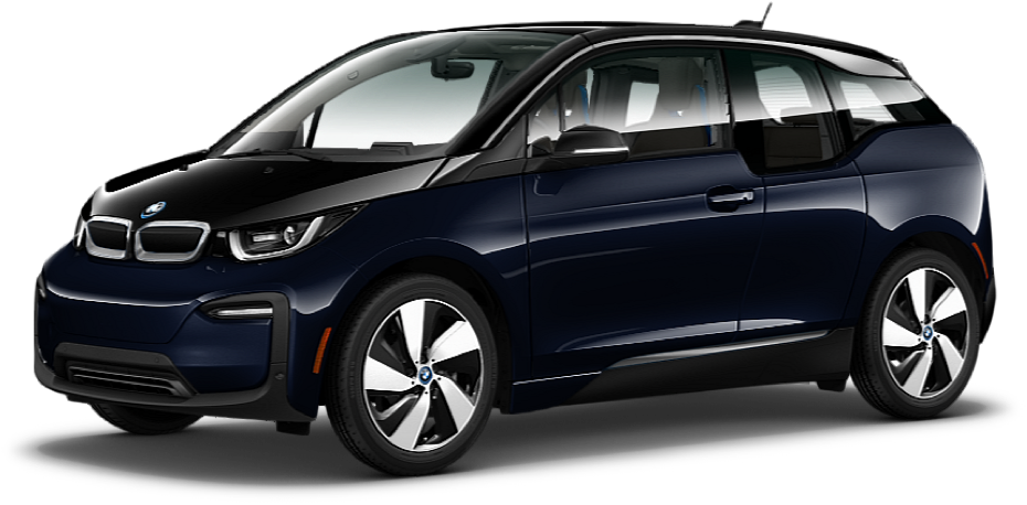 Side view of BMW i3 with Range Extender