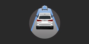 Illustration depicting Forward Collision Mitigation