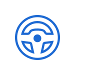 Illustration of a steering wheel