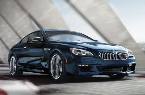 Three-quarter shot of the BMW 6 Series Coupe