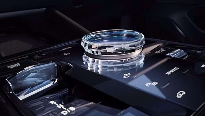 Detail shot of available Glass Controls