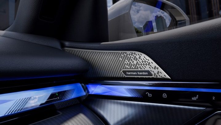 Interior shot of the Harman Kardon Premium Sound System
