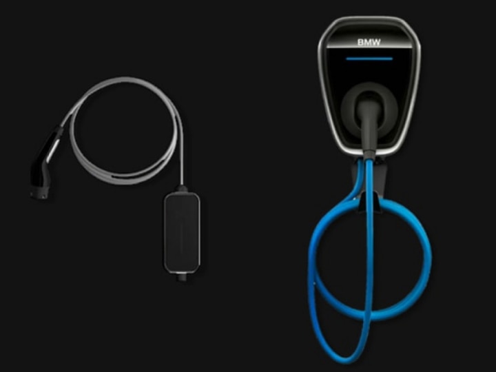 A BMW Flexible Fast Charger and BMW Wallbox