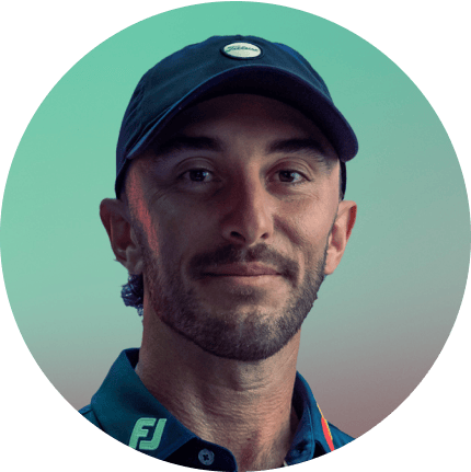 A headshot of Max Homa